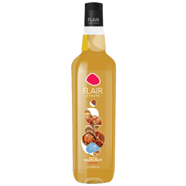 FLAIR SYRUP HAZELNUT SUGAR  FREE 1L