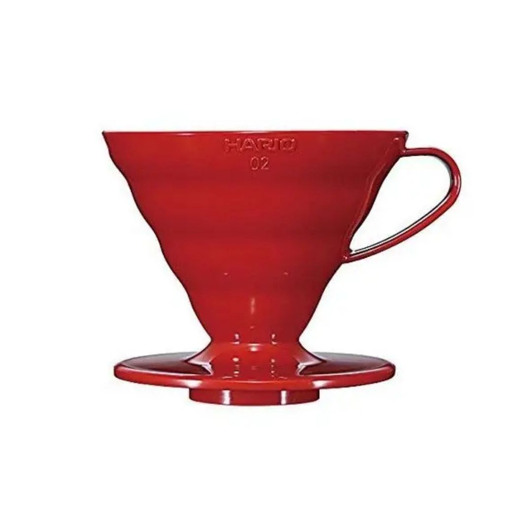 HARIO DRIPPER PLASTIC V60-02 RED