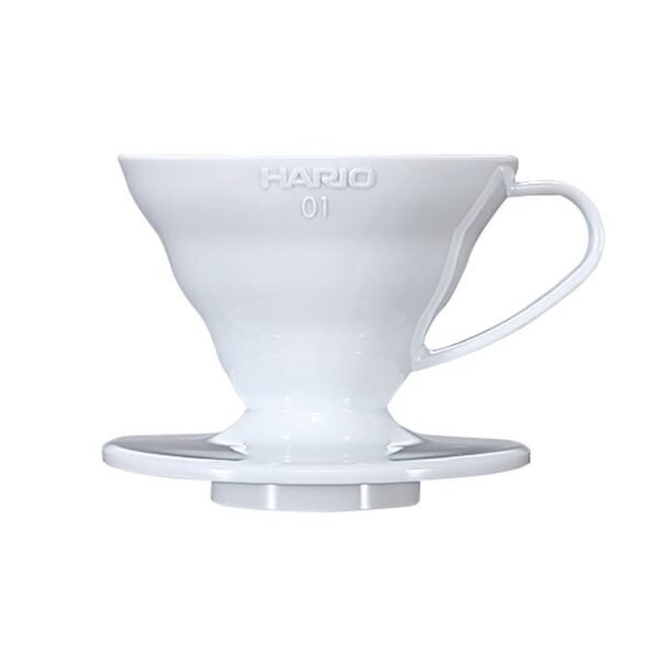 HARIO DRIPPER PLASTIC V60 WHITE