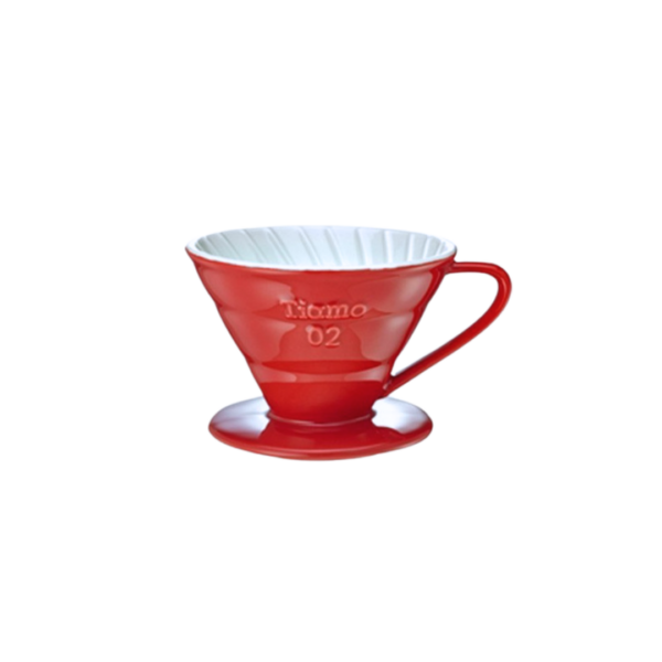 TIAMO DRIPPER CERAMIC  V02 RED