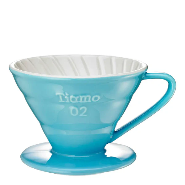 TIAMO DRIPPER V02 CERAMIC BLUE