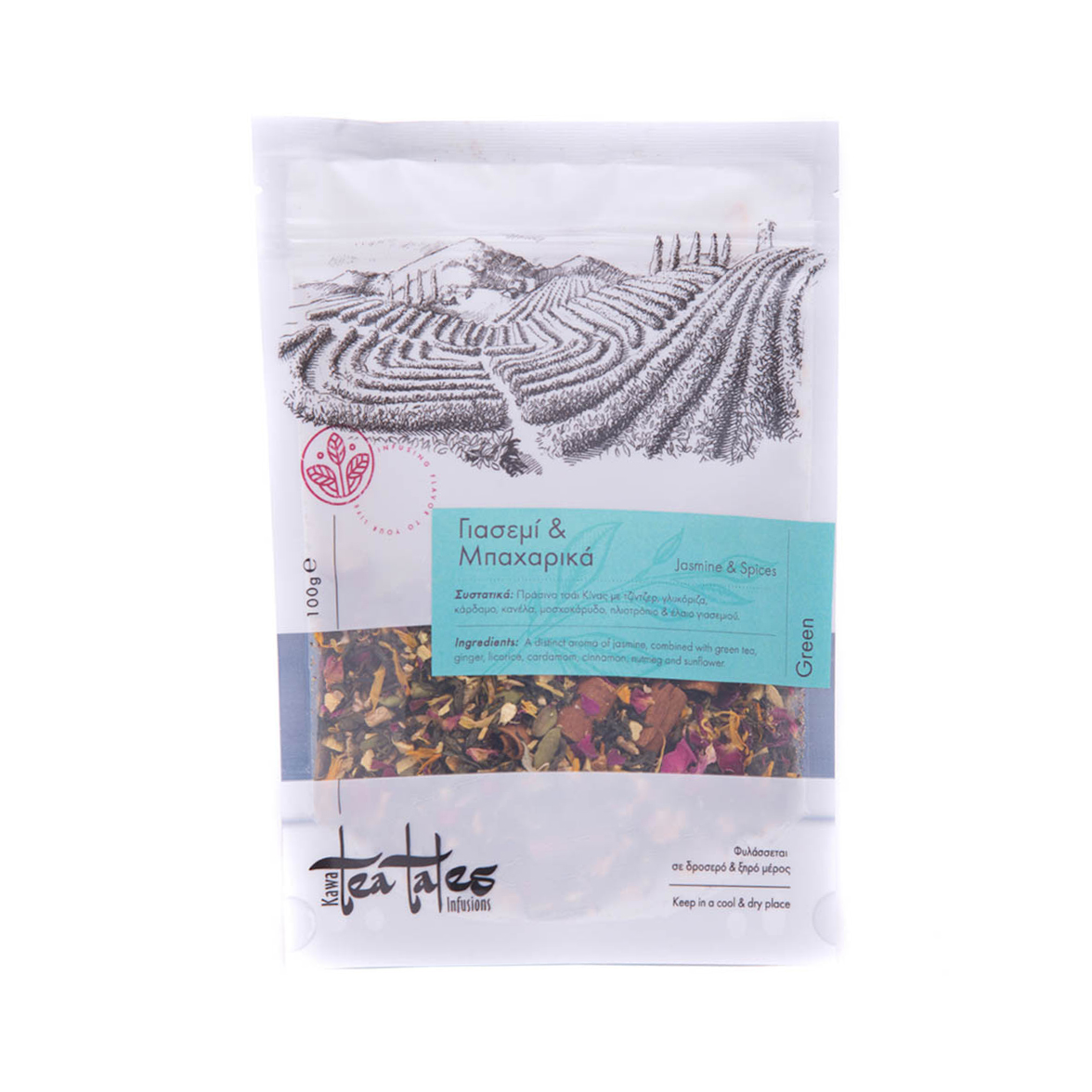 TEA TALES GREEN TEA JASMINE & SPICES 100g